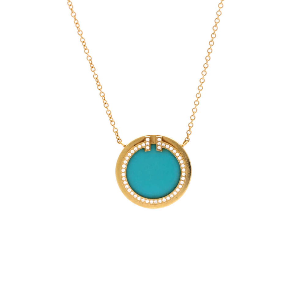 Tiffany & Co. Large T Circle Pendant Necklace